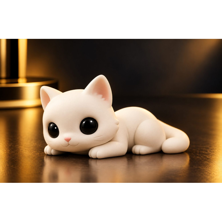 Niedliche Katzenfigur 3D-Druck | Deko & Geschenk | G-Print3D