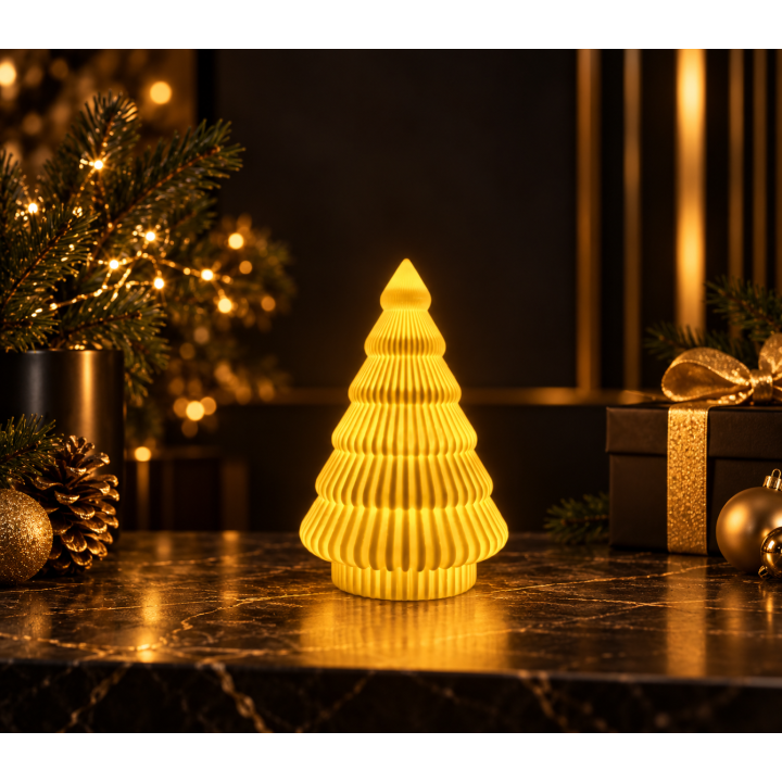 Leuchtender Weihnachtsbaum für LED-Teelicht | 3D-Druck | G-Print3D