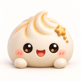 Kawaii Stern-Bao als 3D-Druck Figur | G-Print3D
