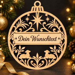 Personalisierte Weihnachtsschmuck Krippenszene | 3D-Druck | G-Print3D